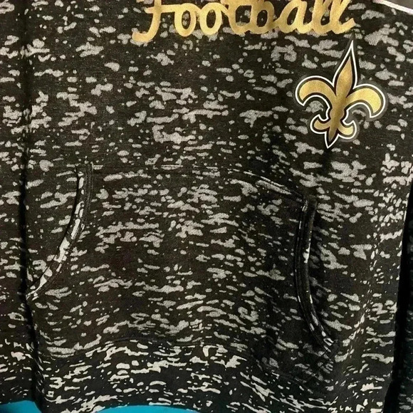 NWOT NFL New Orleans Saints Pullover Hoodie - Picture 4 of 6